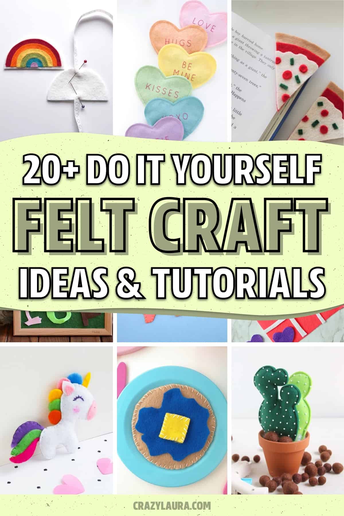 craft example ideas with felt