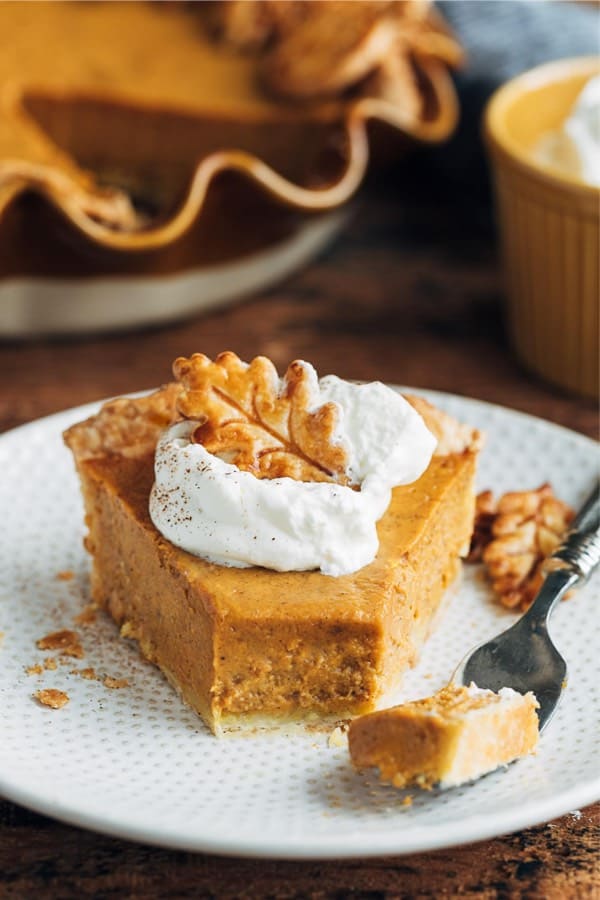 fall pumpkin pie recipe with custard