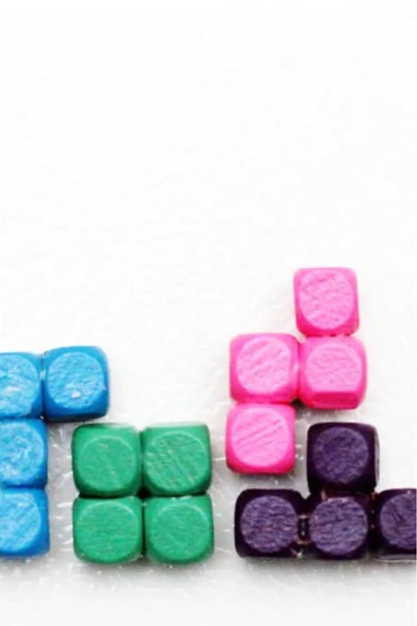 tetris craft example for kids