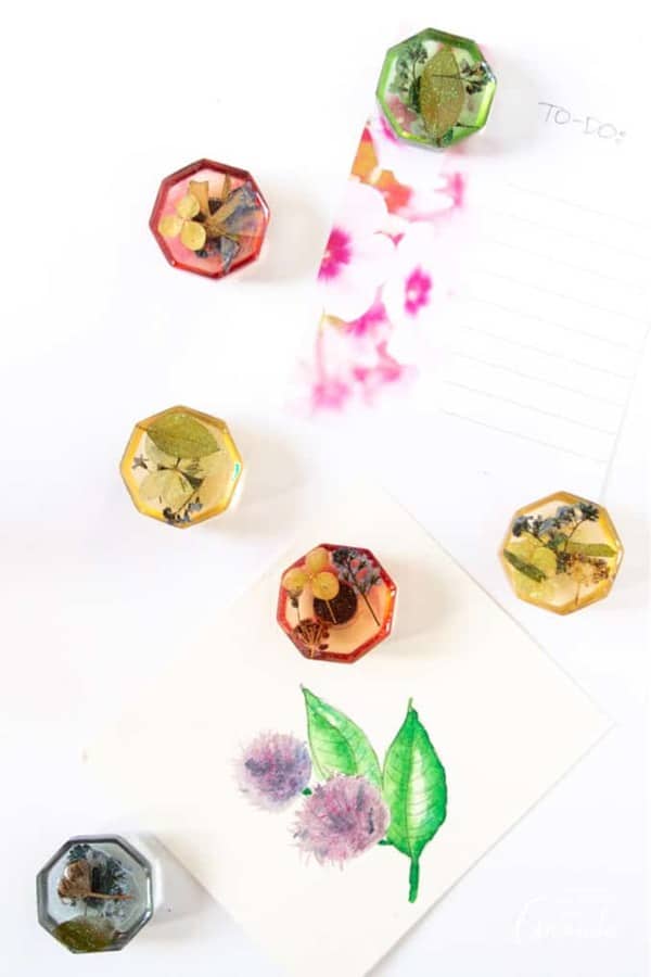 flower resin craft project tutorial