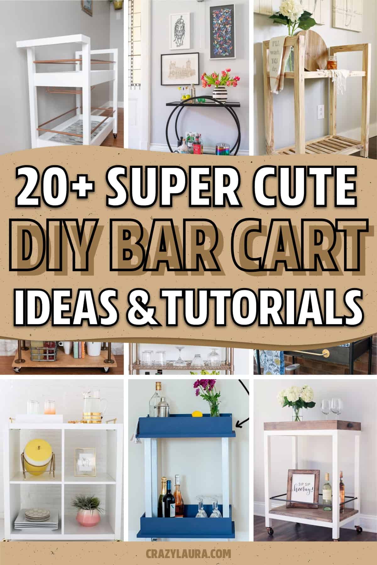 bar cart ideas to build at home