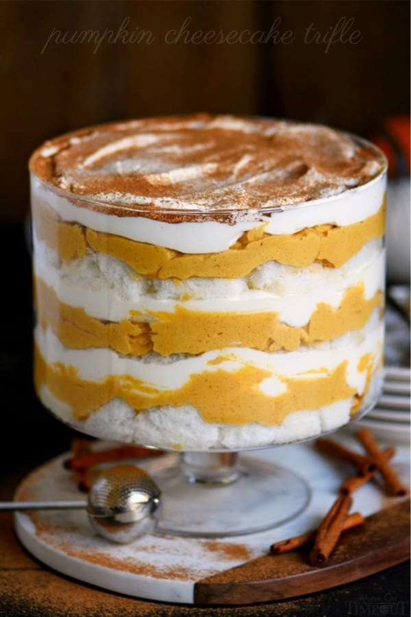 cheesecake trifle recipe for thanksgiving
