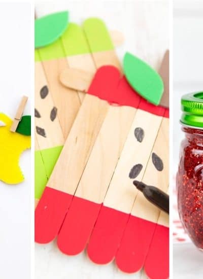 list of the best apple crafts for kids