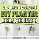 homemade macrame planter ideas for inspiration