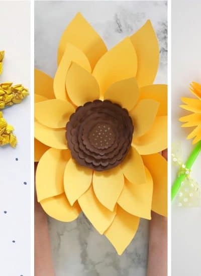 list of sunflower crafts for kids