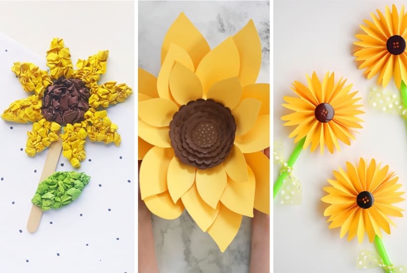 20+ Best Sunflower Crafts For Kids In 2024