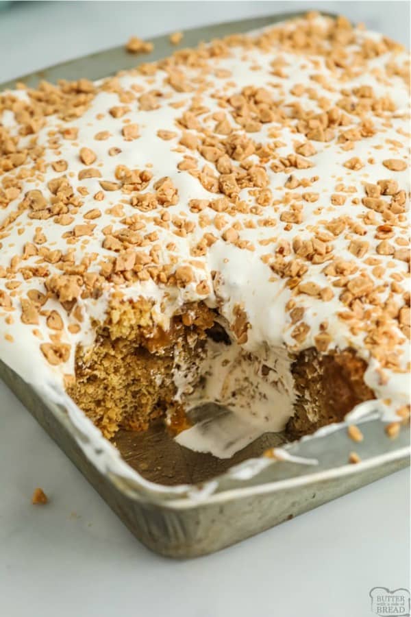fall time cake recipe with caramel