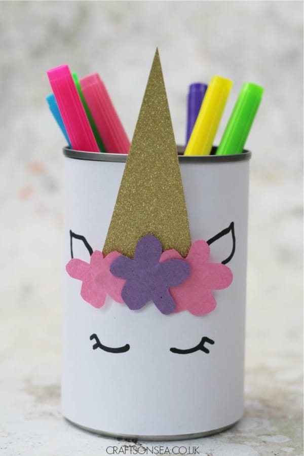 diy pencil holder craft for kids to make