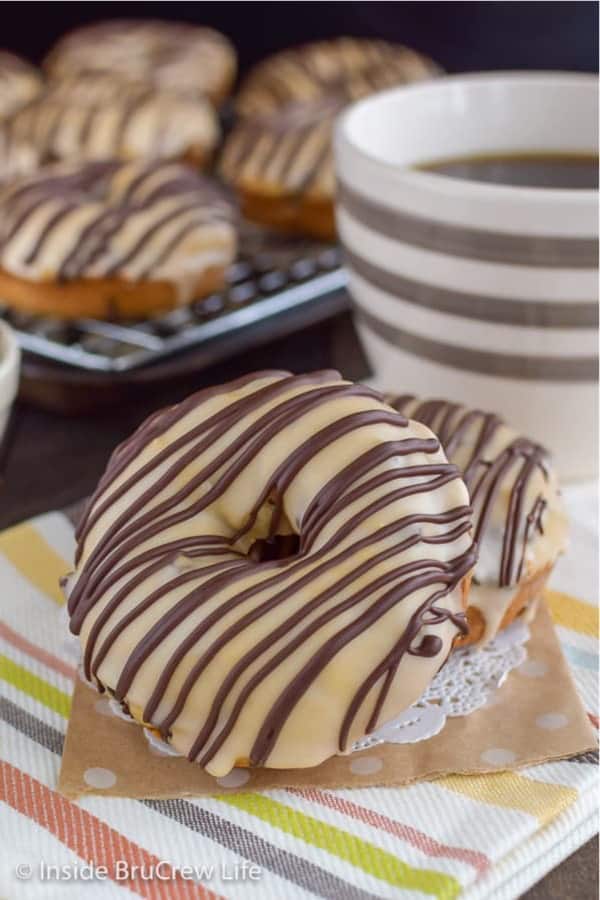 donut recipe with homemade frosting