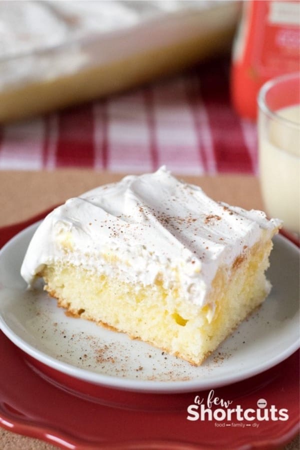 eggnog cake recipe for the holiday season