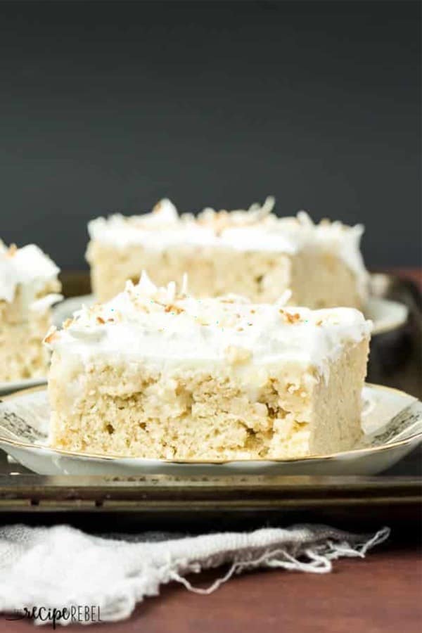 sheet cake recipe with coconut cream poke filling