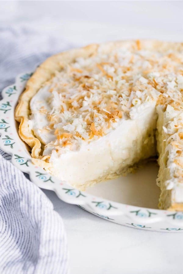 thanksgiving coconut cream pie example