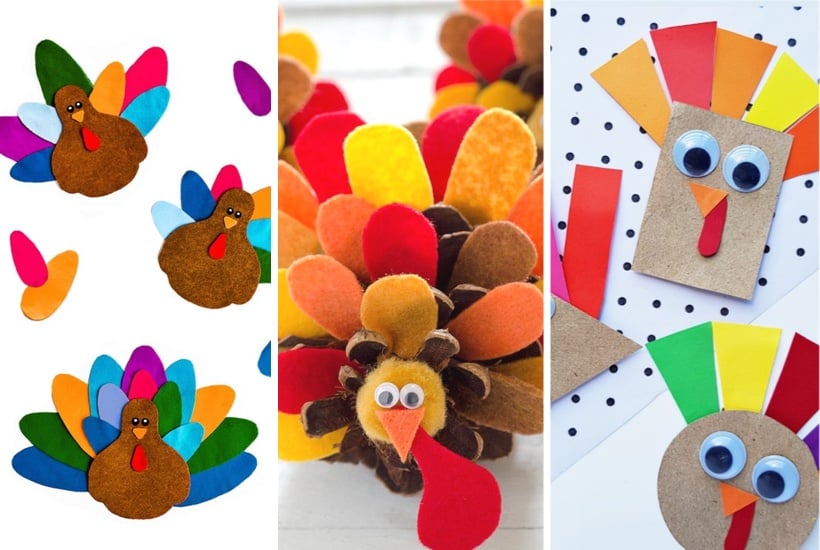 20+ Best Turkey Crafts For Kids To Make This Thanksgiving