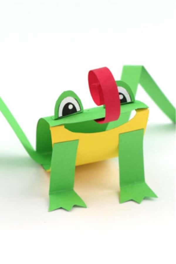 how to make paper frogs for kids