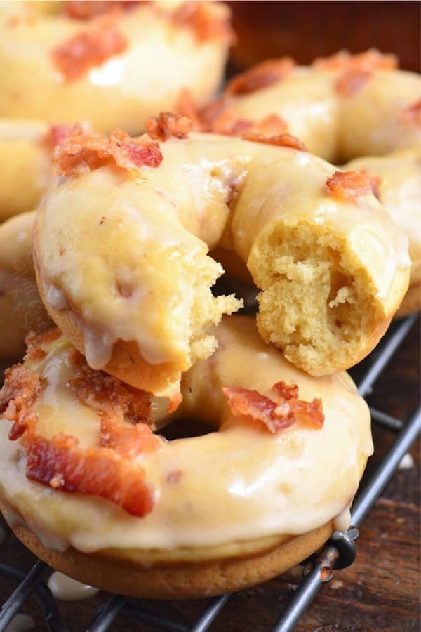 autumn donut recipe idea with maple