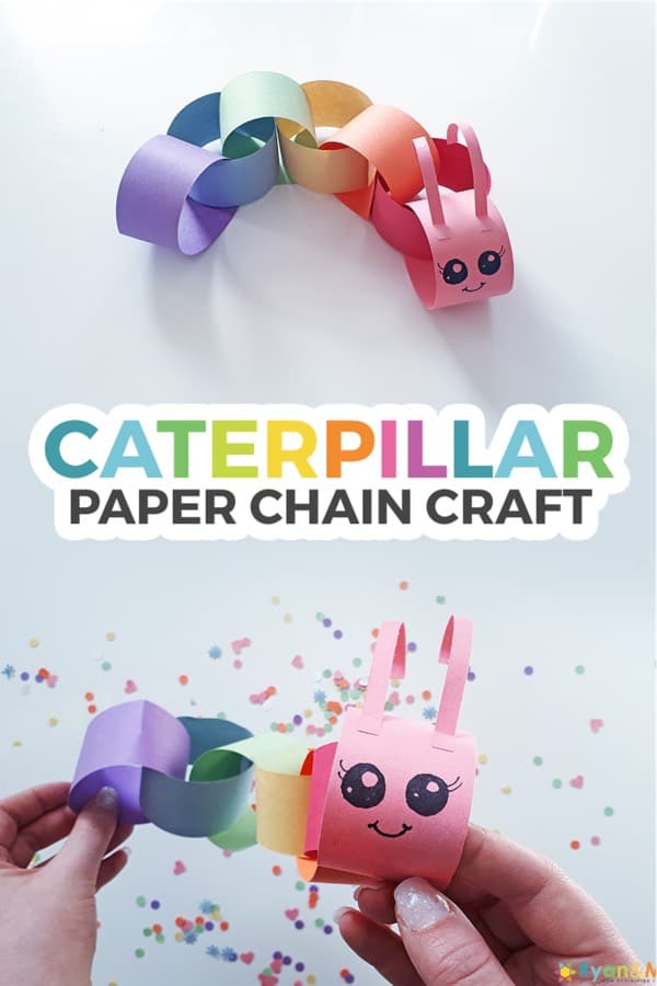 easy to make paper chain craft for young kids