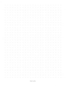 Free Dotted Grid Paper Printable With Two Sizes - Crazy Laura