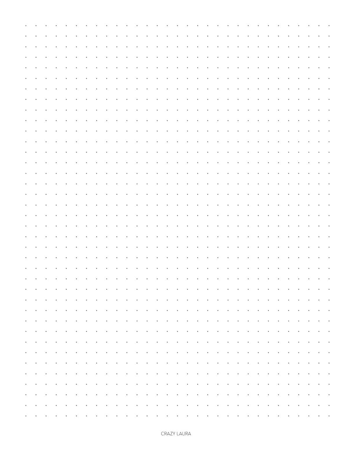 small dotted grid paper