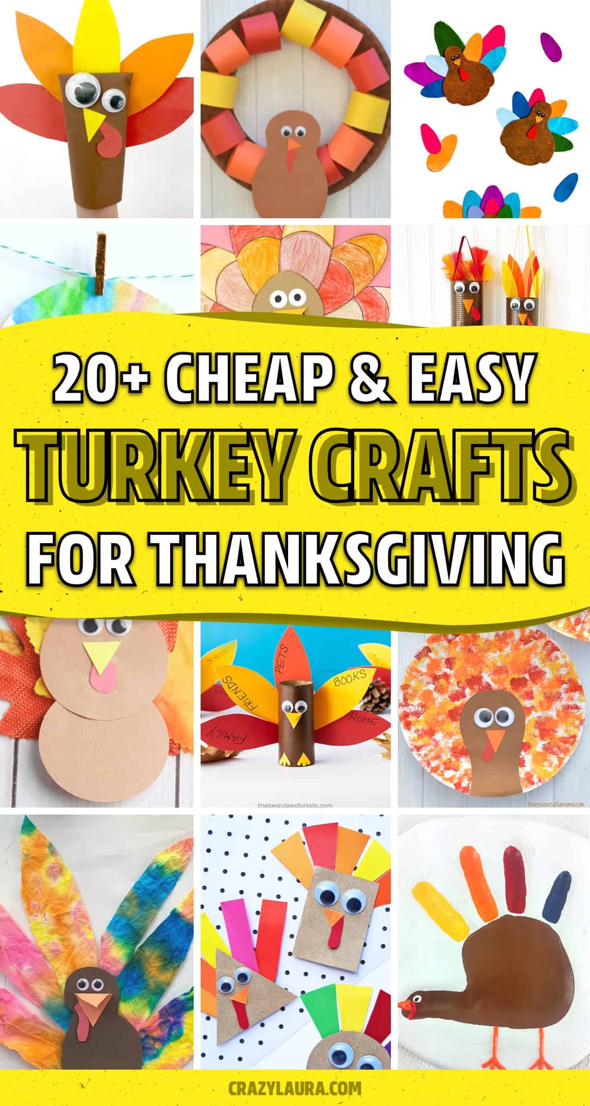 cheap thanksgiving art projects to make at home
