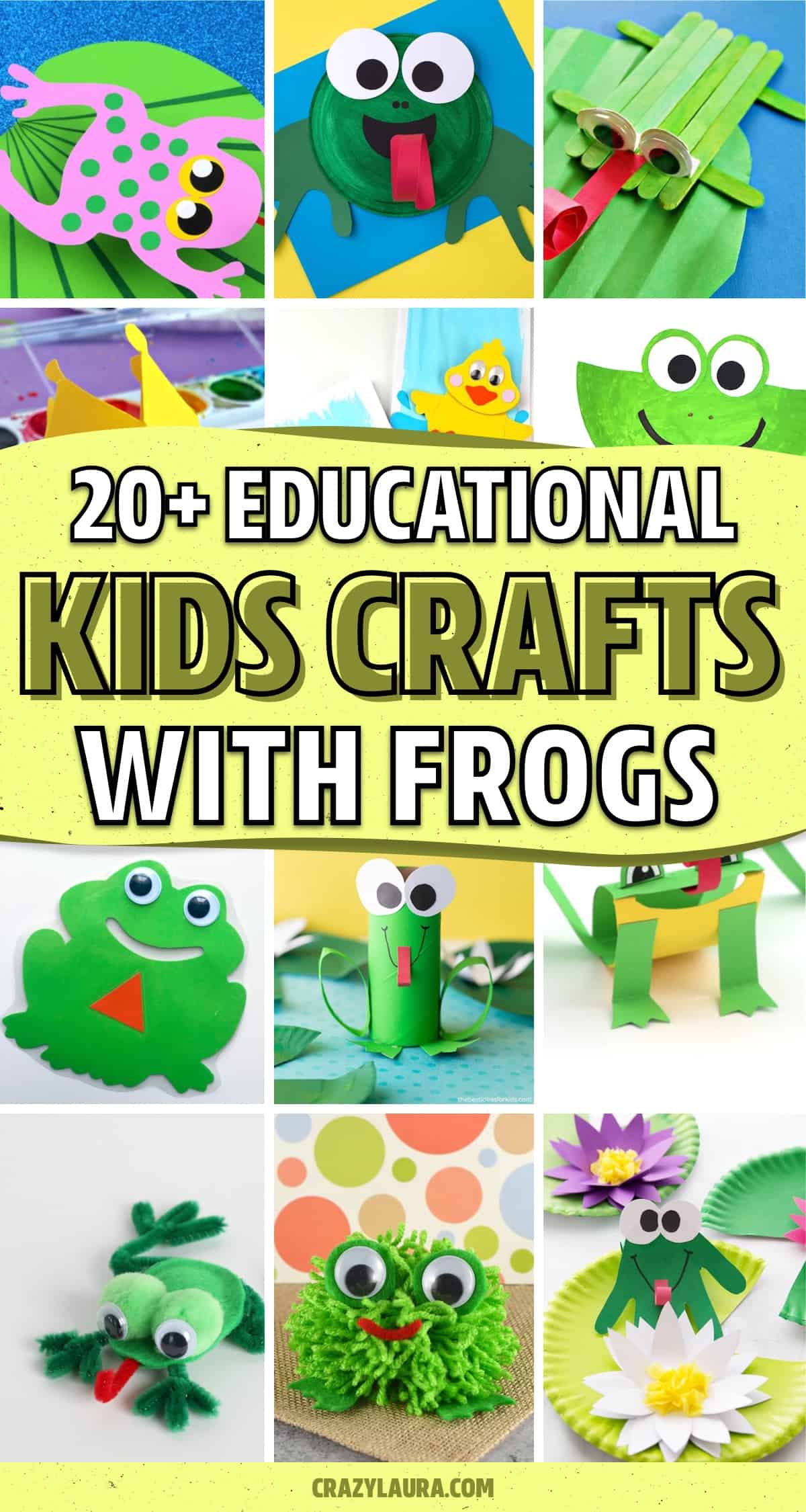 frog crafts to teach kids