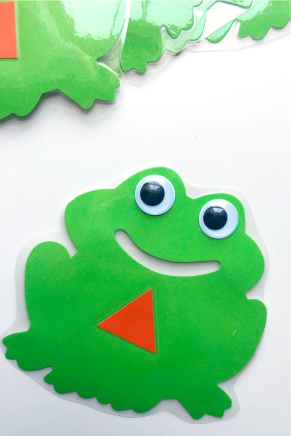 preschooler craft for kids with frog theme