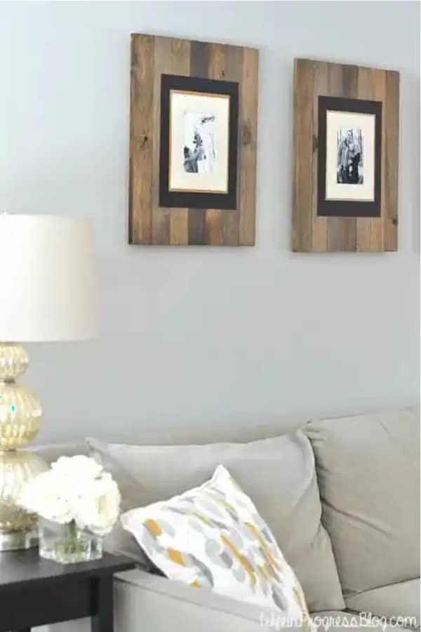how to make wood photo frames for home