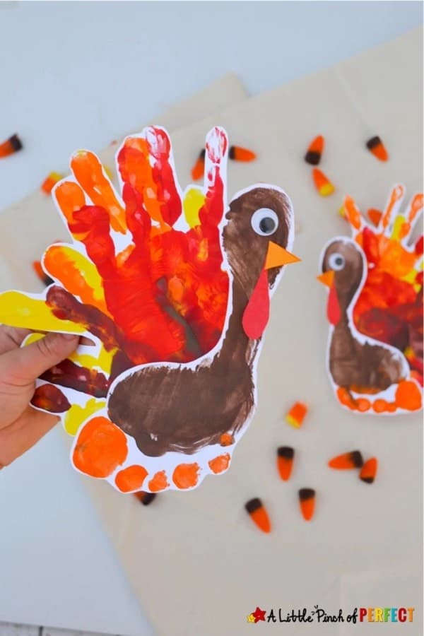 handprint craft example for fall