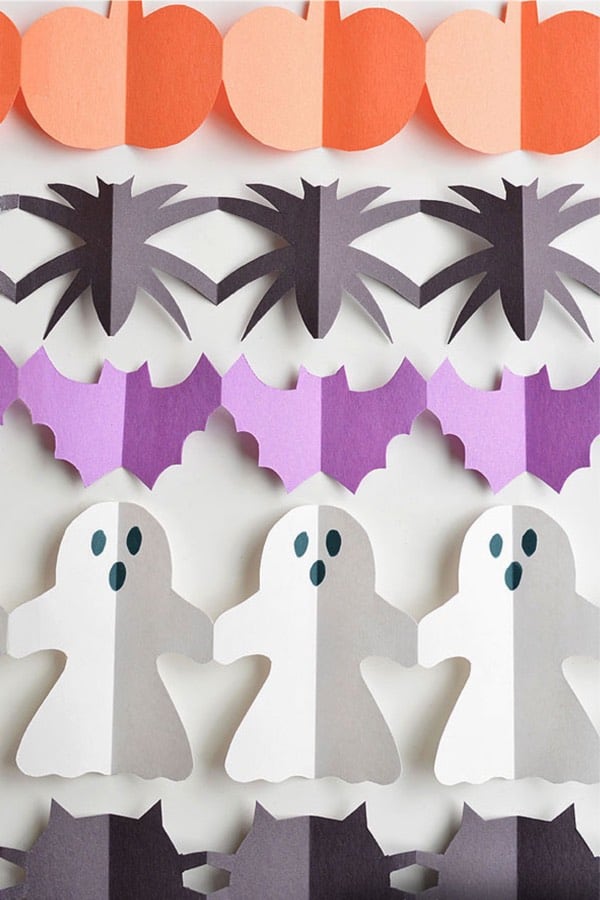 craft for construction paper garland