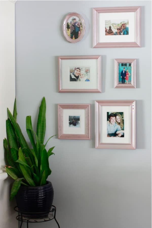 cheap way to repurpose old picture frames