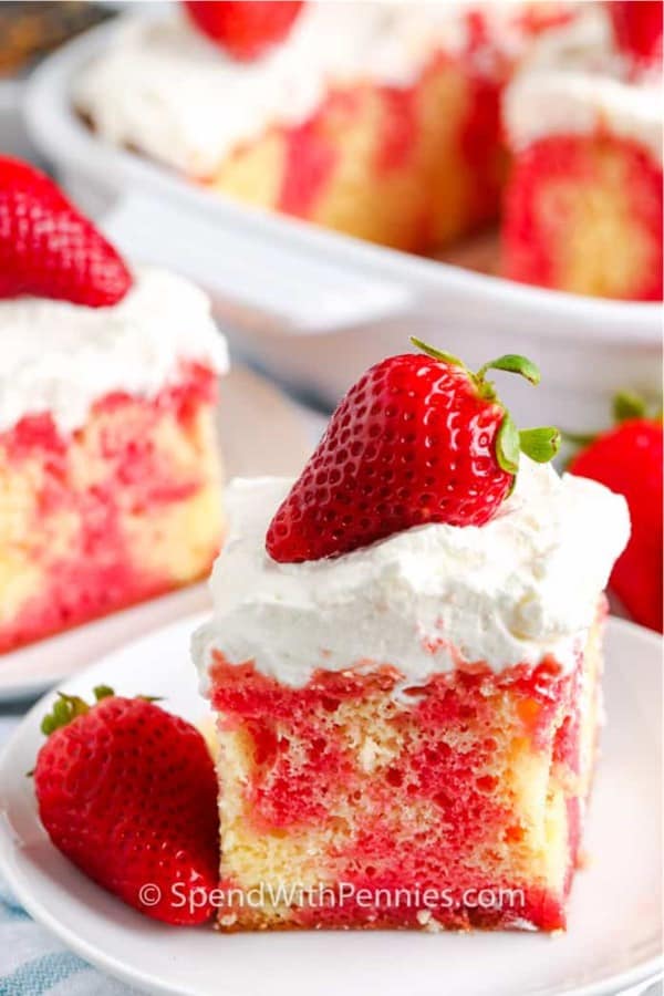 quick to make strawberry cake recipe