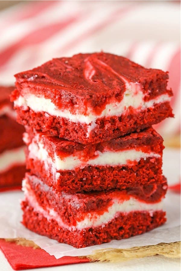 how to make red velvet dessert bars for valentines day