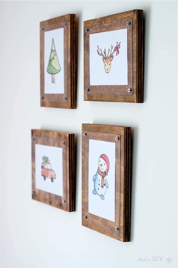 easy to make wooden picture frame