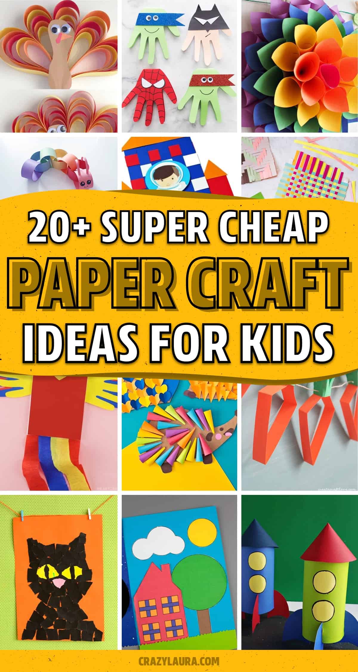 construction paper tutorial ideas for kids