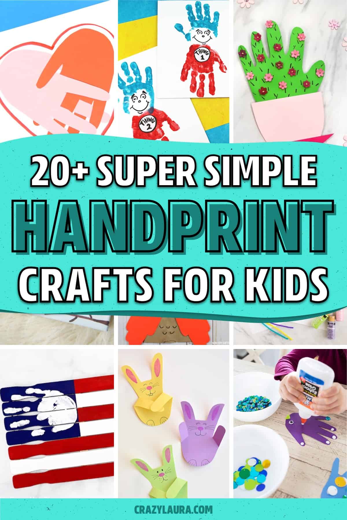 kids art to make with handprints