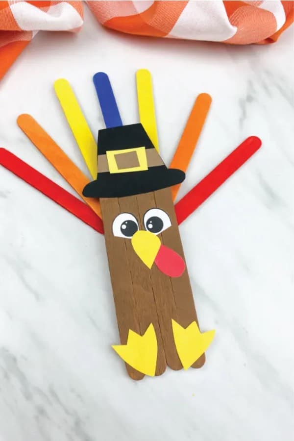 popsicle stick craft example for thanksgiving
