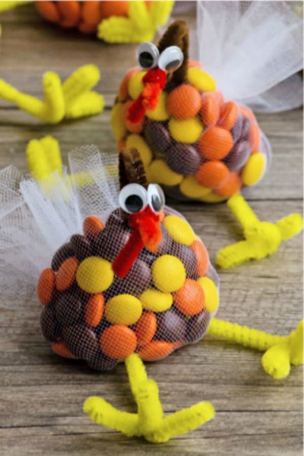homemade turkey treat craft example for kids