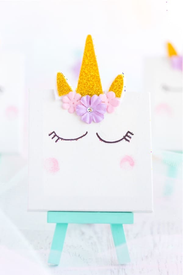 mini unicorn painting craft for kids