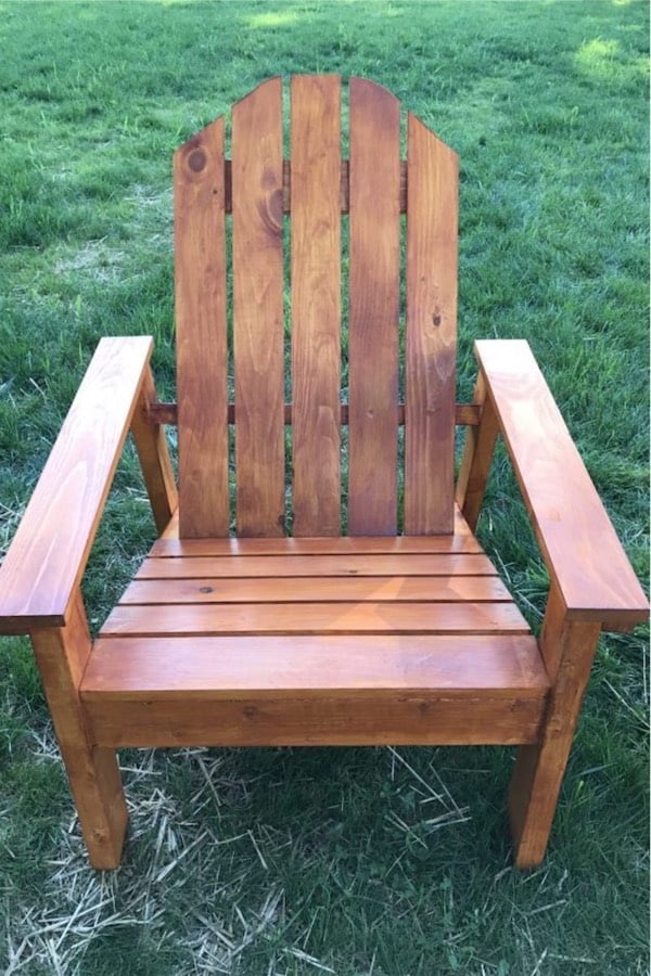 diy adirondack wooden chair plans
