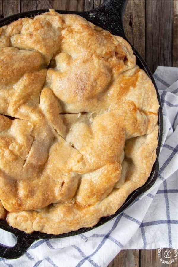 easy to make apple pie skillet dessert recipe