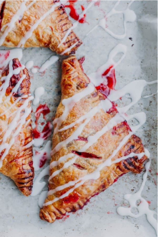 easy puff pastry recipe for berry hand pie