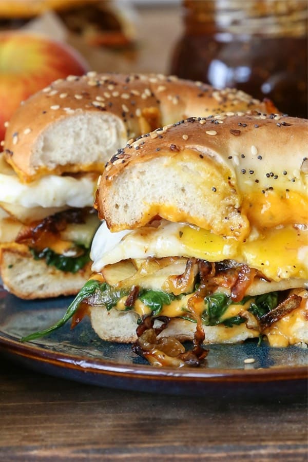 grilled cheese bagel recipe