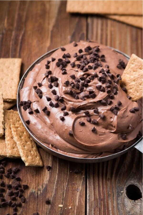 chocolate brownie batter dip recipe