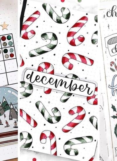 list of the best winter bullet journal spreads