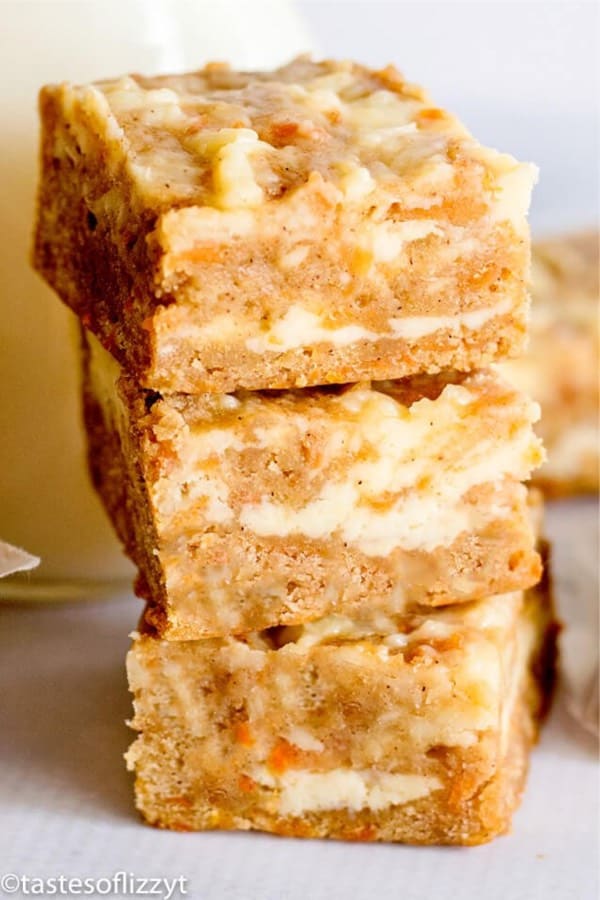how to make carrot cake bars at home