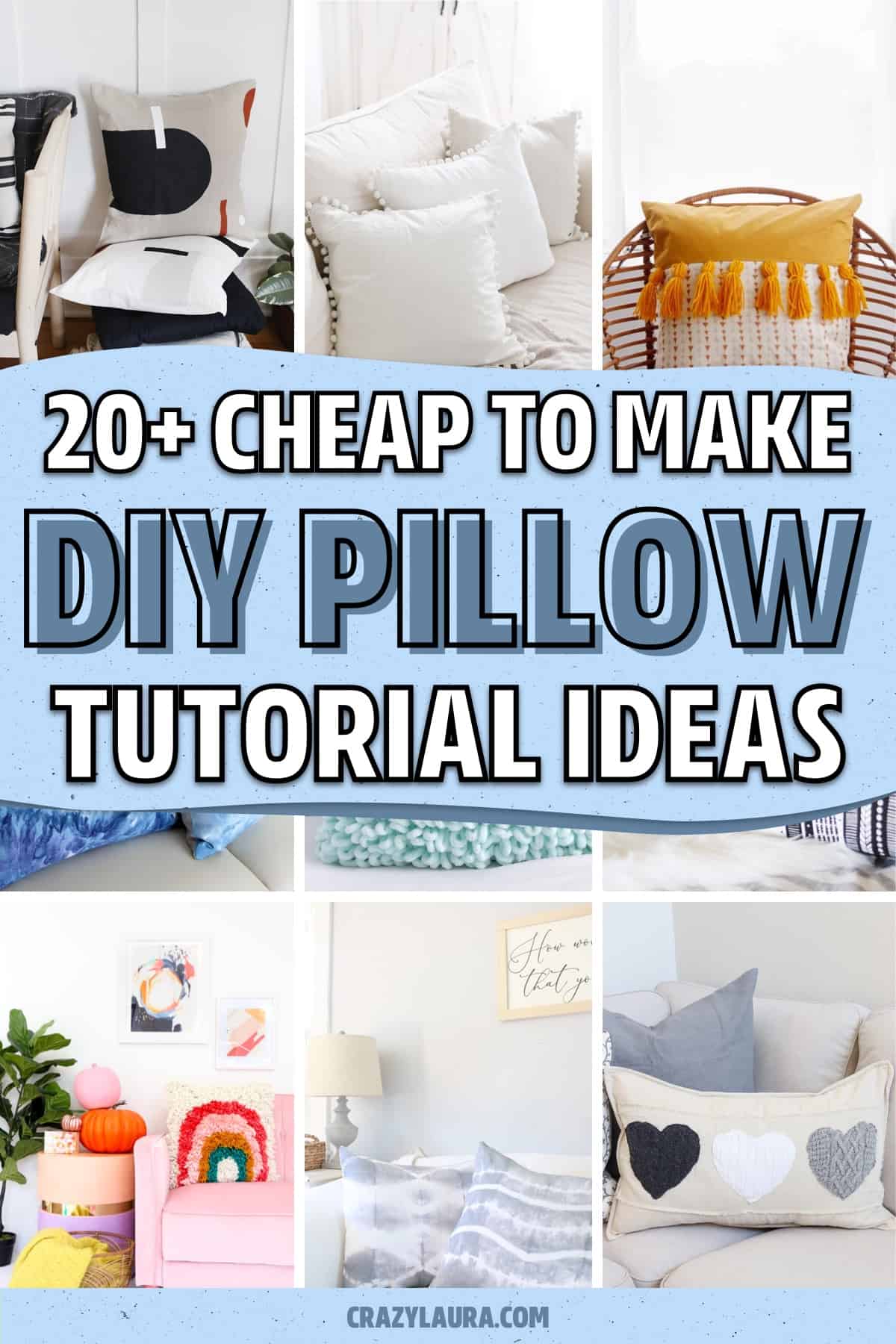 homemade pillow examples and ideas