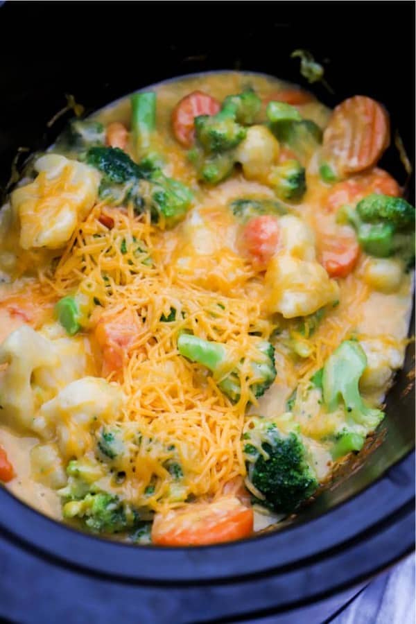 simple crockpot casserole recipe with veggies
