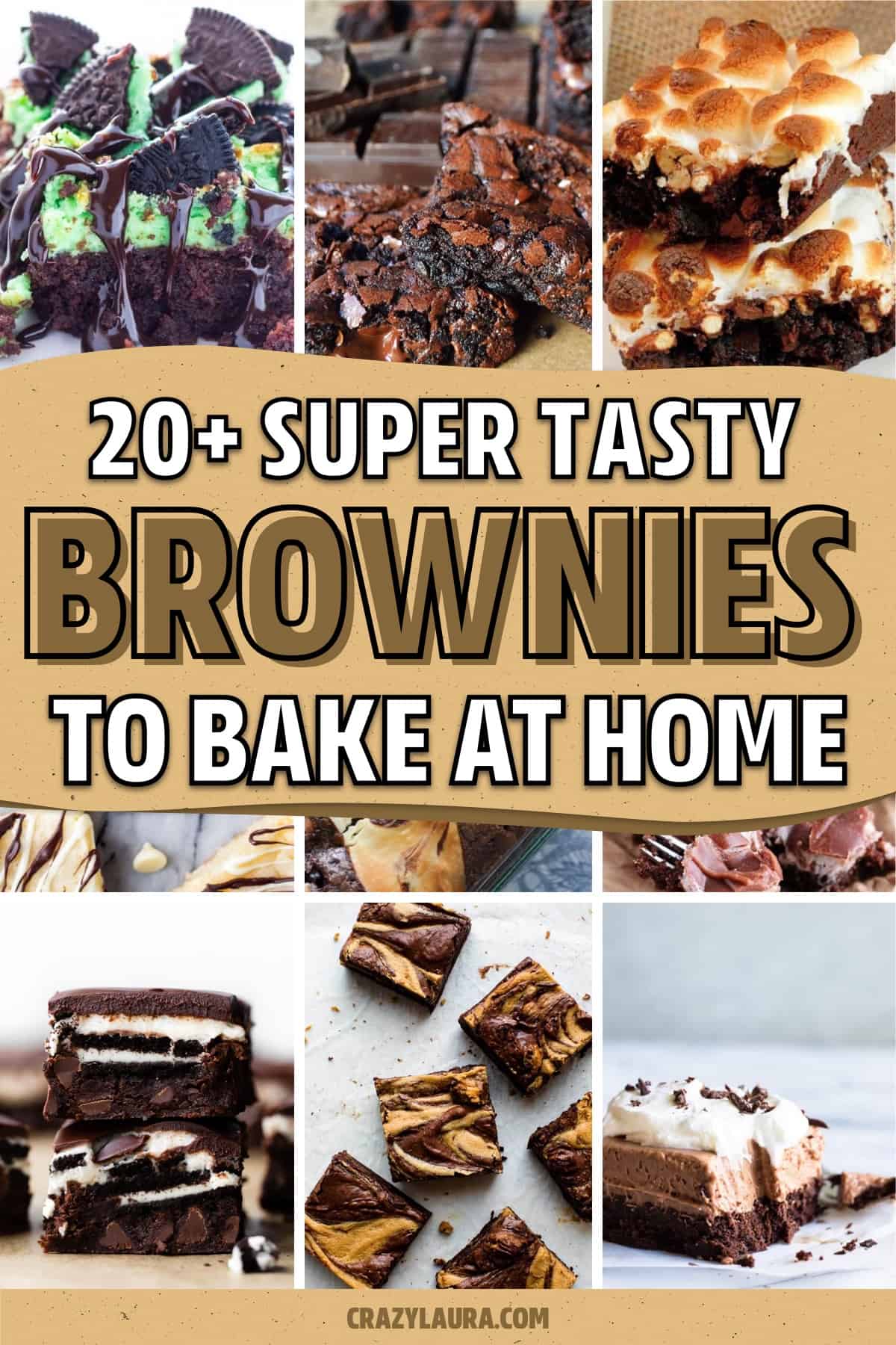 variations of brownies to bake at home