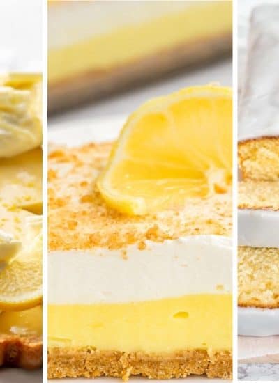 list of the best lemon dessert recipes