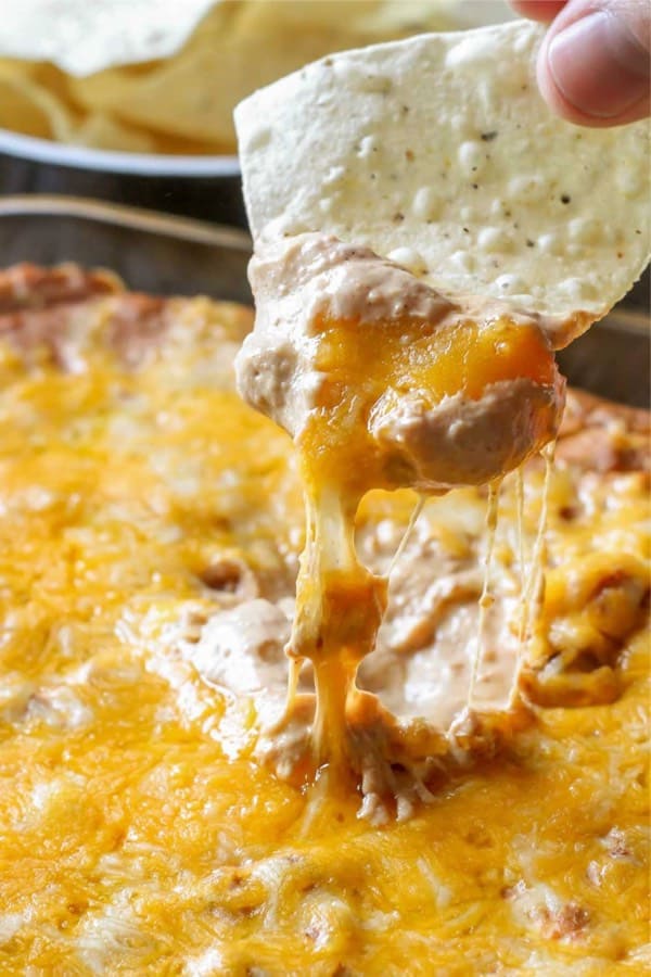 how to make bean dip with cream cheese