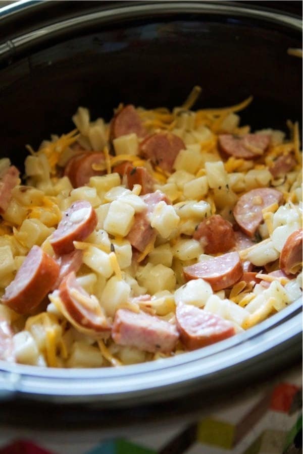 cheap breakfast idea with crockpot